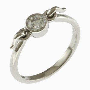 Swan Ring in Platinum with Diamond from Tiffany & Co.
