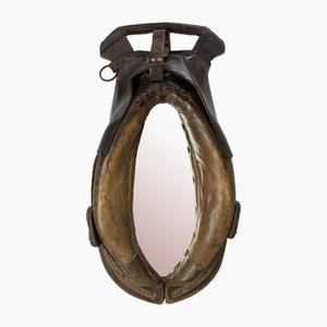 Late 19th Century French Draught Horse Yoke Collar Mirror, 1890s