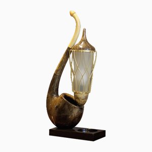 The So Called Pipe Lamp attributed to Aldo Tura, 1950s