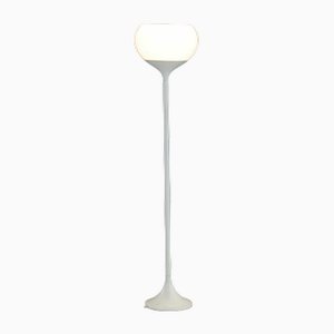 Vintage Floor Lamp with Acrylic Glass Shade