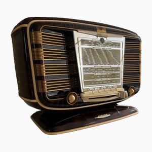 Radio modelo Excelsior SNR vintage Radio Société Nouvelle De Radiophonie París, Francia, años 50