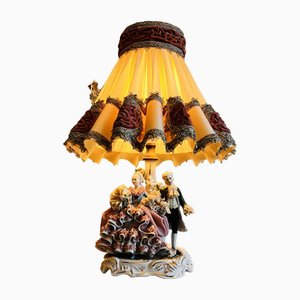 Lampe de Chevet Dresden Vintage en Porcelaine, Dresde, Allemagne