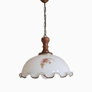 Lámpara de techo colgante italiana vintage, años 60
