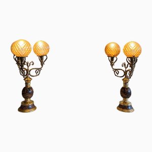 Italienische Vintage Lampen, 2er Set