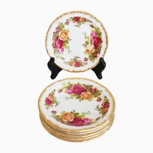 Country Roses Chocolate Dish from Royal Albert, Set of 6