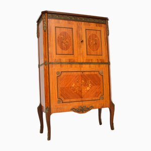 French Inlaid Marquetry Drinks Cabinet, 1930s
