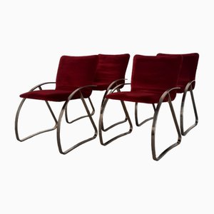 Italian Chairs, 1970s, Set of 4