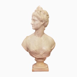 Skulptur der Jägerin Diana, 19. Jh., Marmor
