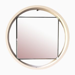 Specchio DZ84 bianco di Benno Premsela per 'T Spectrum, Paesi Bassi, anni '50