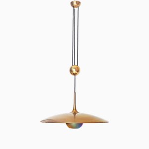 Onos 55 Ceiling Light in Brass by Florian Schulz, 1990s