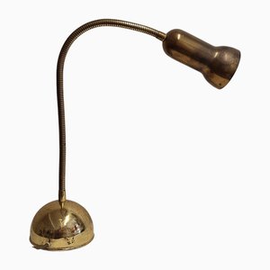 Vintage Adjustable Table Lamp with Brass Base, 1970s