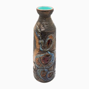 Grand Vase Nordique Vintage en Grès en Céramique par Marian Zawadazki pour Tilgman, Suède, 1960s