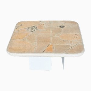 Square Shaped Coffee Table in White from Marcus Kingma, the Netherlands, 1992