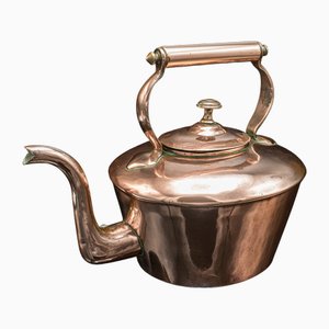 Antique English Scullery Kettle in Copper, 1870s