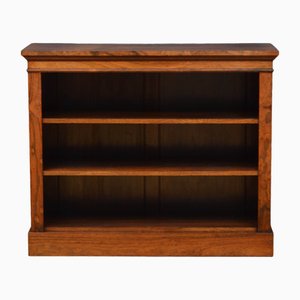 William IV Low Open Bookcase in Rosewood, 1840s