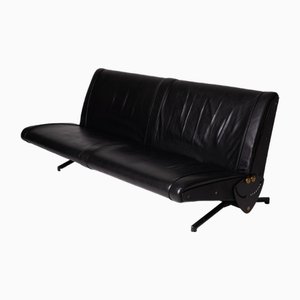 D70 Sofa aus Leder von Osvaldo Borsani