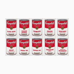 After Andy Warhol, Campbell's Soup Portfolio, Sérigraphies, Set de 10