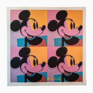 Andy Warhol, Mickey Mouse, Lithographie, 1980er