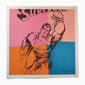 Andy Warhol, Superman, Lithographie, 1980er