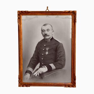Military Portrait, 1890s, Photographic Print, Framed