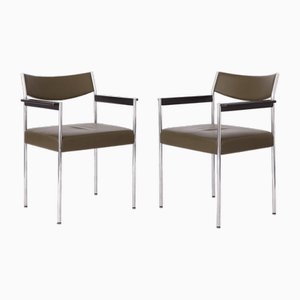 Set of Vintage Armchairs by Edlef Bandixen for Kusch & Co, 1970s