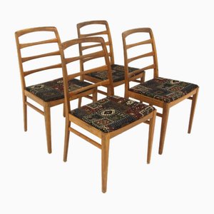 Vintage Oak Dining Chairs by Bertil Fridhagen, 1960, Set of 6