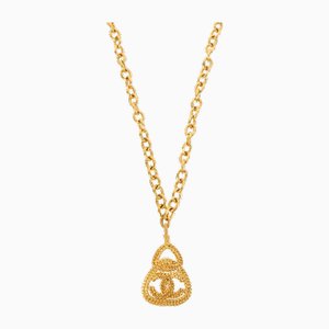 Triangle CC Mark Plate Necklace from Chanel