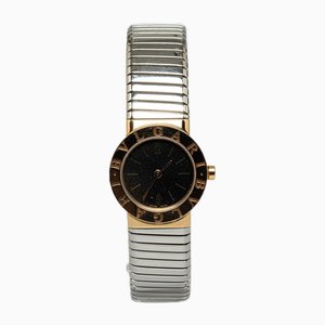 Quartz Two Tone Stainless Steel Watch from Bvlgari