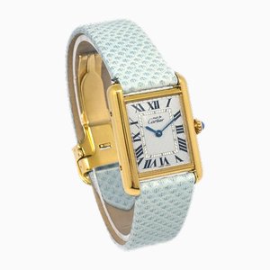 Must Tank Vermeil Armbanduhr von Cartier