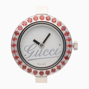 G Circle Uhr aus Edelstahl von Gucci