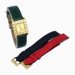 Reloj La Parisienne D60-159 en lagarto verde de Christian Dior