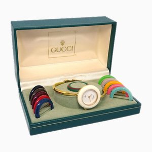 11/12 Change Bezel Chameleon Watch in Gold from Gucci