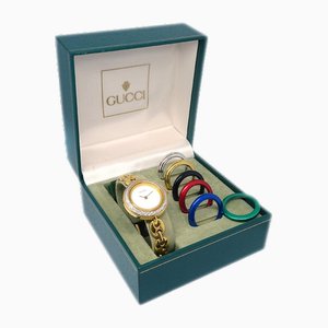 Change Bezel Chameleon Uhr in Gold von Gucci