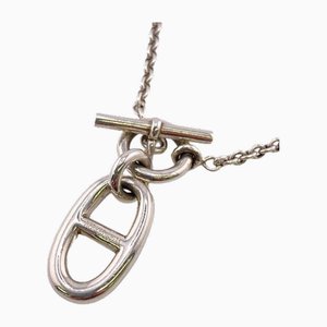 Chaine d'Ancre Amulet Necklace in Silver from Hermes
