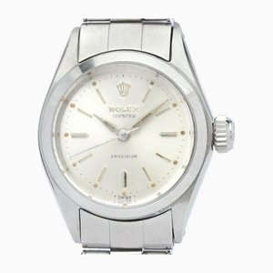 Reloj para mujer Oyster Precision 6410 vintage de acero de cuerda manual de Rolex