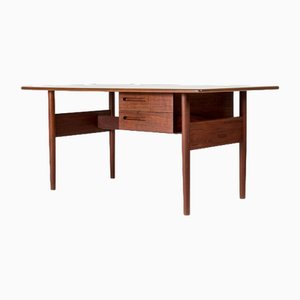 Modernist Teak Desk by Ib Kofod Larsen, 1960s