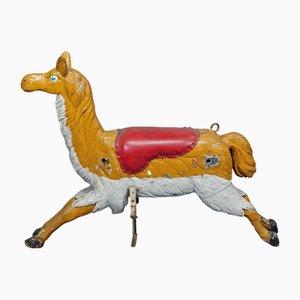 Sculpture Lama Carrousel pour Enfants Fin du 19ème Siècle, Allemagne, 1890s