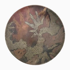 Art Deco Bronze Wall Plate attributed to Paul Haustein for WMF Ikora, 1920s