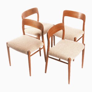 Dining Room Chairs by Niels Möller, 1960s, Set of 4