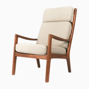 High-Back Armchair by Ole Wanscher for Poul Jeppesen, 1960s