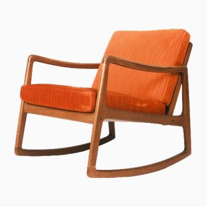 Rocking Chair by Ole Wanscher, 1960s