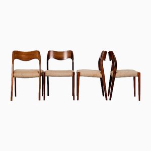 Dining Chair Model 71 in Rosewood by Niels Moller