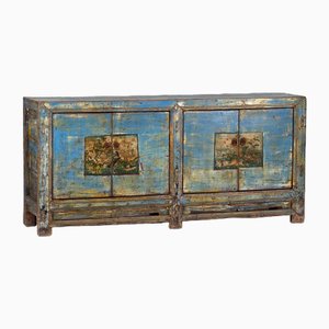 Entrance Sideboard in Blue and Yellow, 1920s