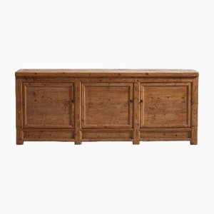 Sideboard aus Holz mit Drei Türen, 1920er