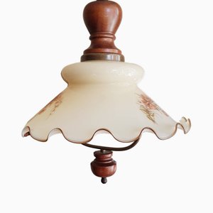 Lampada a sospensione vintage, anni '60