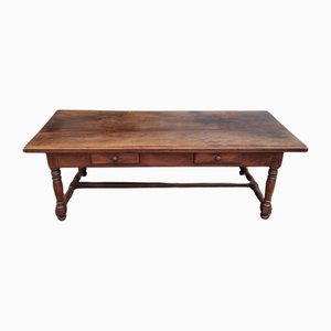 Large Antique Tuscan Walnut Refectory Table, 1770