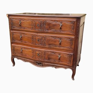 Antique Parmigiano Chest of Drawers in Walnut, 1760