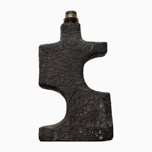 Mid-Century Studio Pottery Brutalist Table Lamp, 1960s