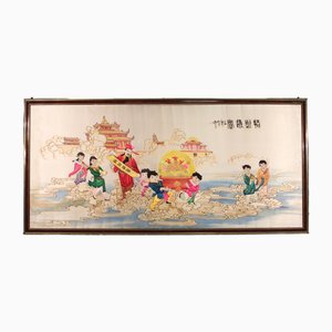 Ricamo in seta cinese, XX secolo