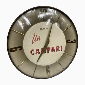 Vintage Campari Clock, 1950s
